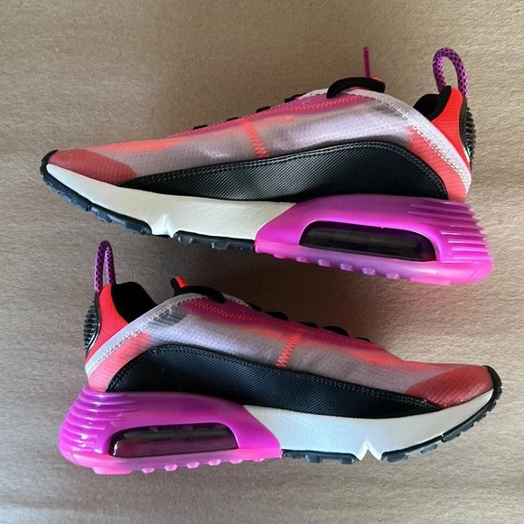 Nike Womens Air Max 2090 Iced Lilac 2020 Pink Purple Running Shoe - Picture 5 of 8